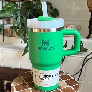 NWT Stanley 20 oz quencher tumbler green meadow